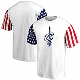 Men's Cleveland Cavaliers Fanatics Branded Stars & Stripes T-Shirt White FengYun,baseball caps,new era cap wholesale,wholesale hats
